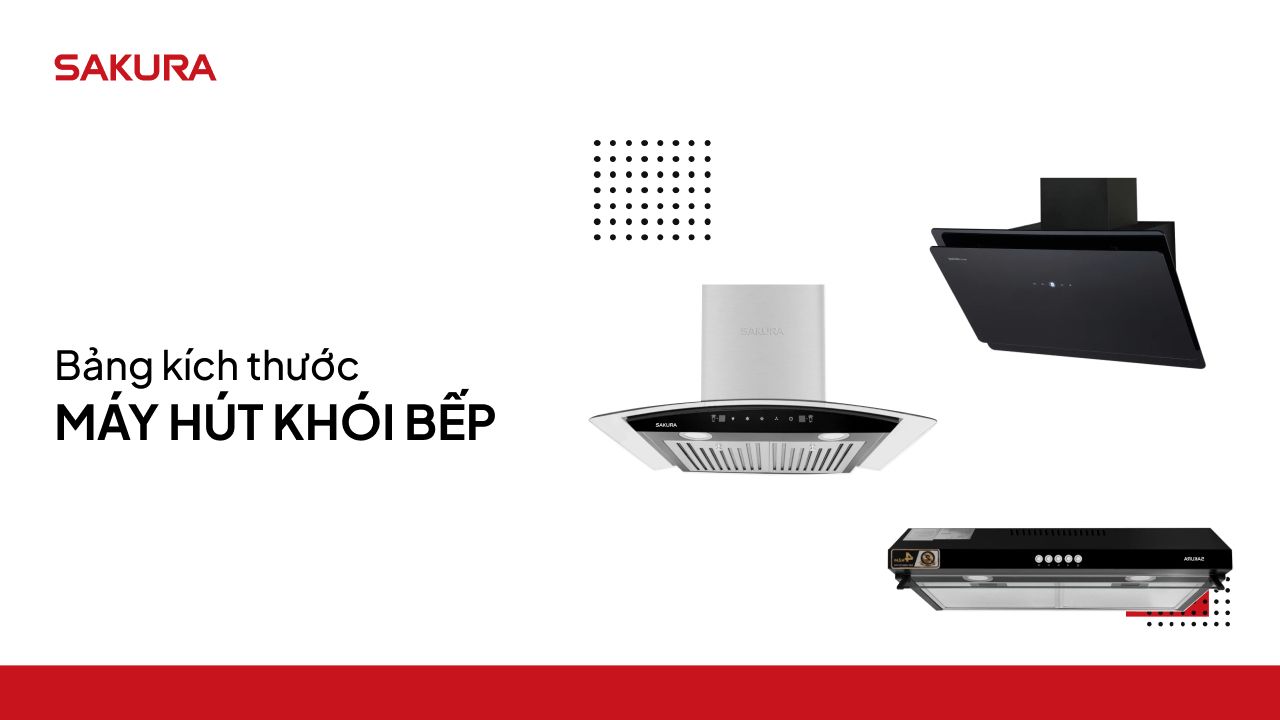 Bảng kích thước máy hút khói