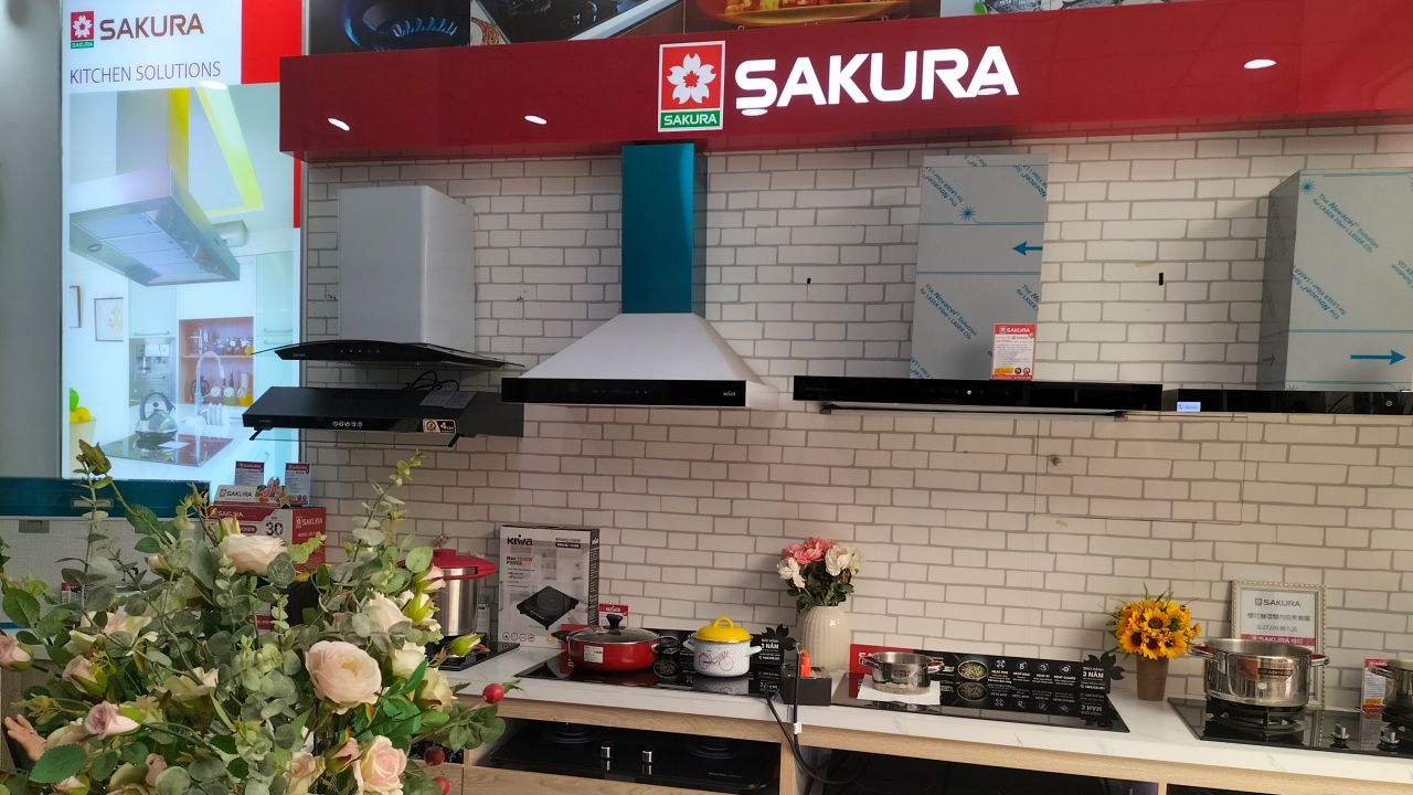 Địa chỉ bán bếp từ đôi chính hãng - Showroom Sakura