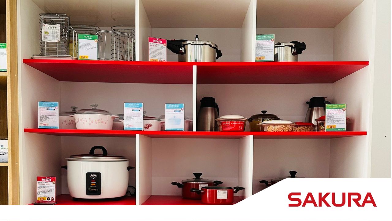 Địa chỉ bán bếp từ đơn chính hãng - Showroom Sakura