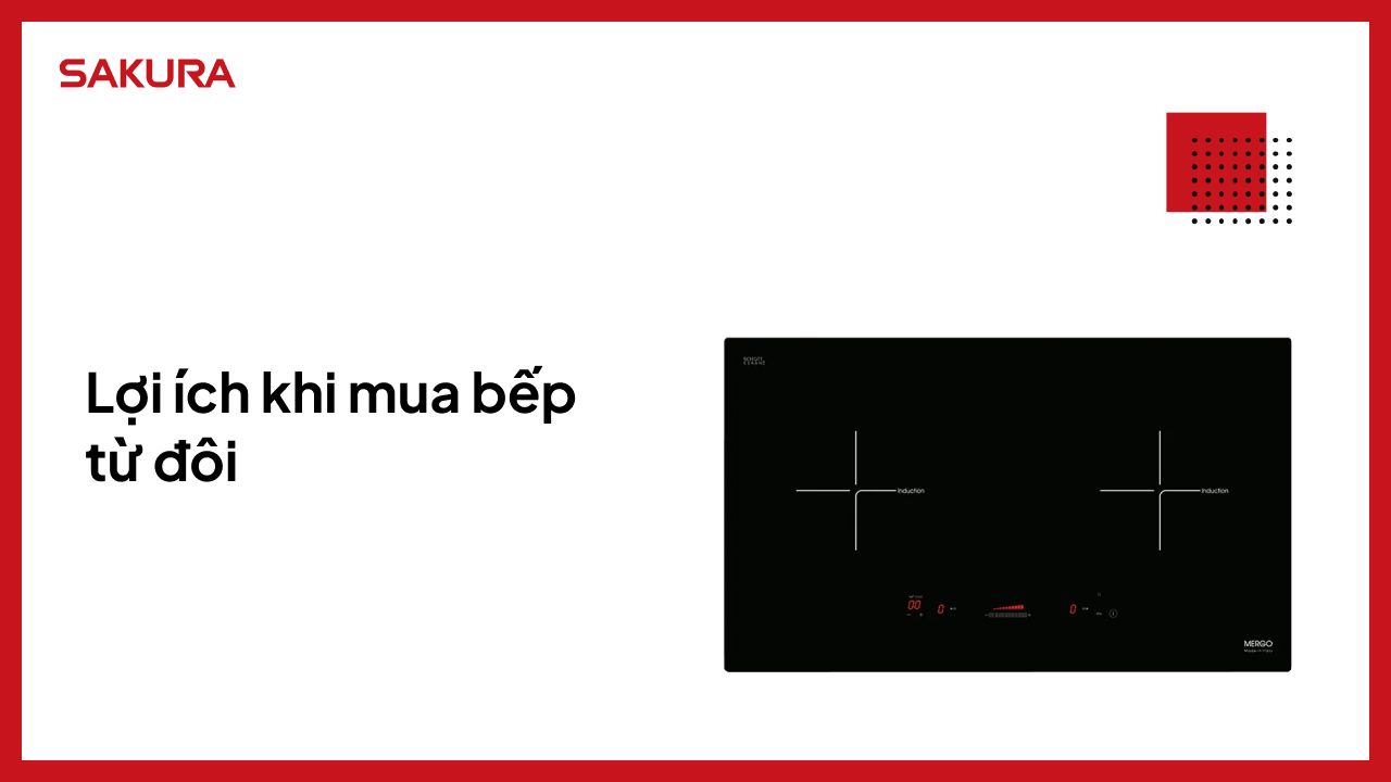 Lợi ích khi mua bếp từ đôi