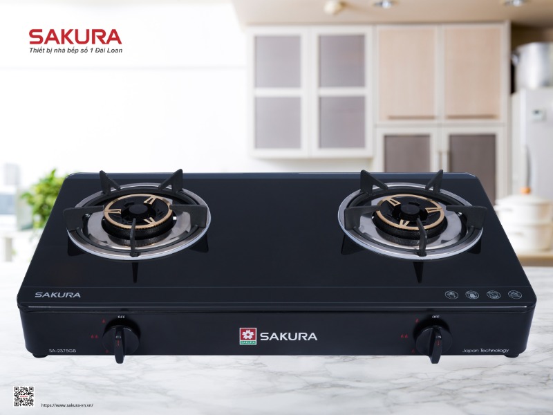 Bếp gas đôi Sakura SA-2375GB