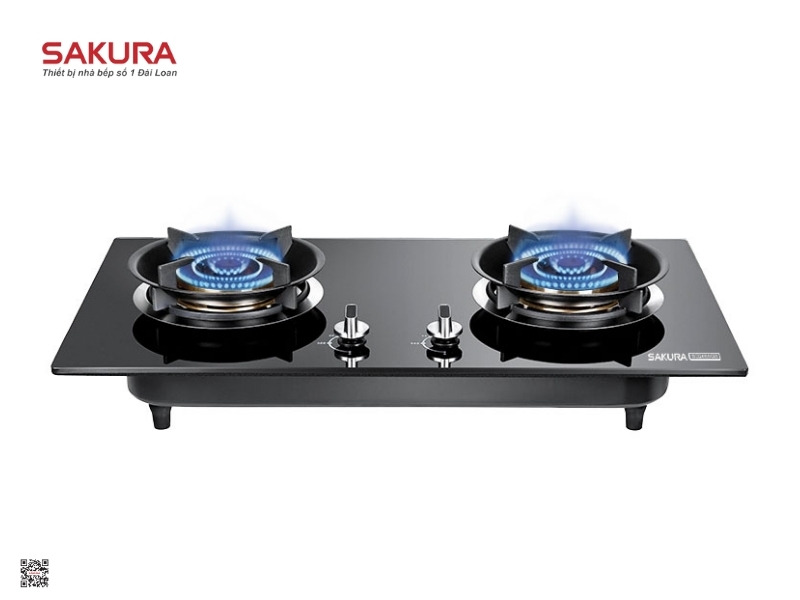 Bếp gas âm đôi SAKURA SG-2665GB