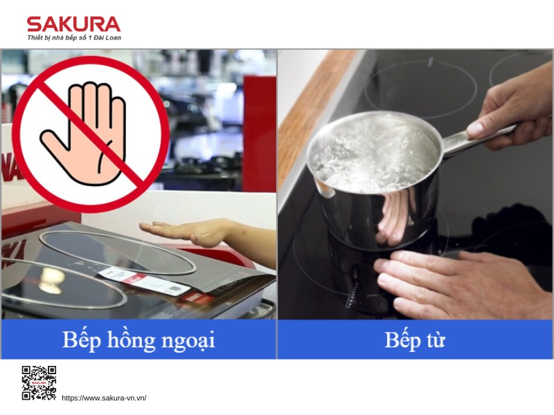 bếp từ an toàn hơn bếp hồng ngoại