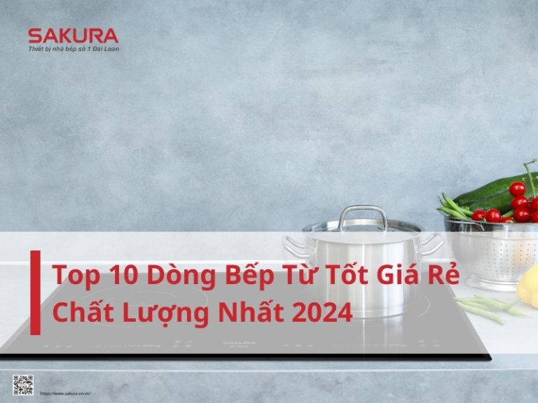 Top 10 Dòng Bếp Từ Tốt Giá Rẻ Chất Lượng Nhất 2024