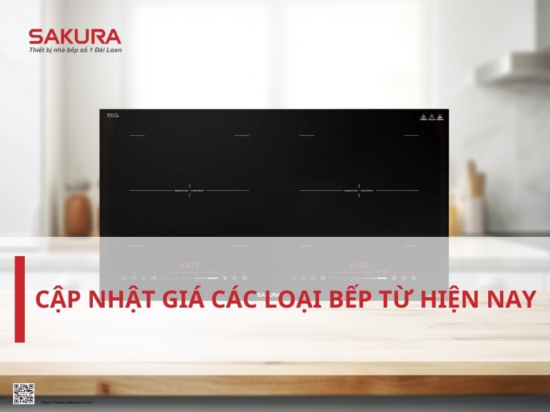 Cập nhật giá các loại bếp từ hiện nay