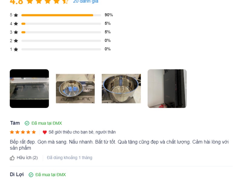 đánh giá bếp từ hãng Hawonkoo