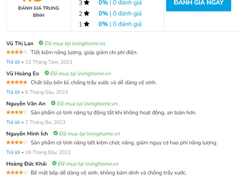 Danh Gia Bep Tu Sakura