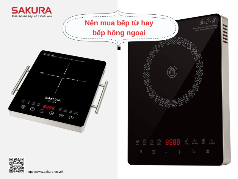 Nên mua bếp từ hay bếp hồng ngoại