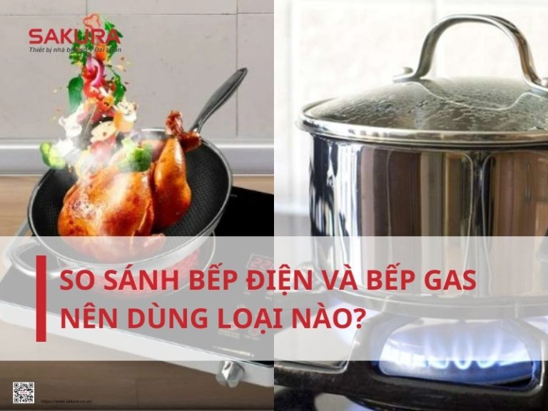 So sánh bếp điện và bếp gas