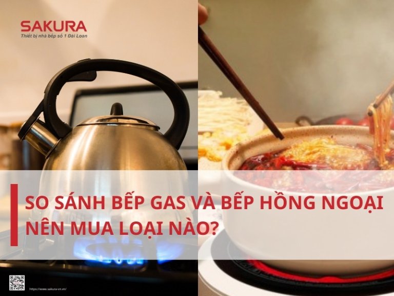 So sánh bếp gas và bếp hồng ngoại