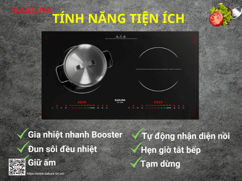 chọn bếp từ nhiều tính năng