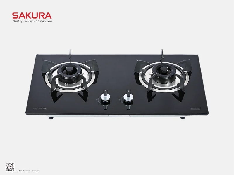 Bếp gas âm đôi SAKURA SG2521GB