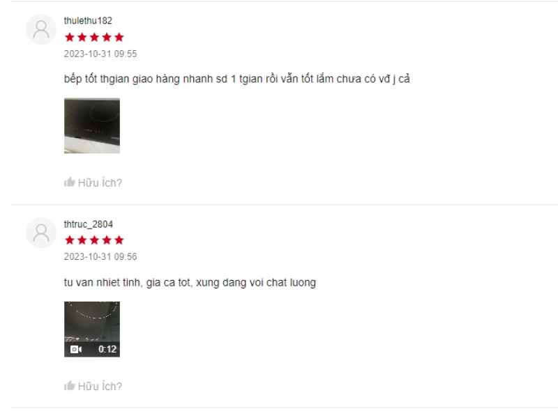 Bếp Từ đôi Sakura Se 1250b Nhận được đánh Giá 5/5 Trên Shopee