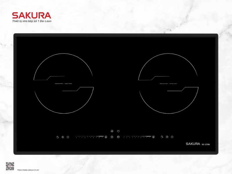 Bếp từ đôi SAKURA SE-1270B