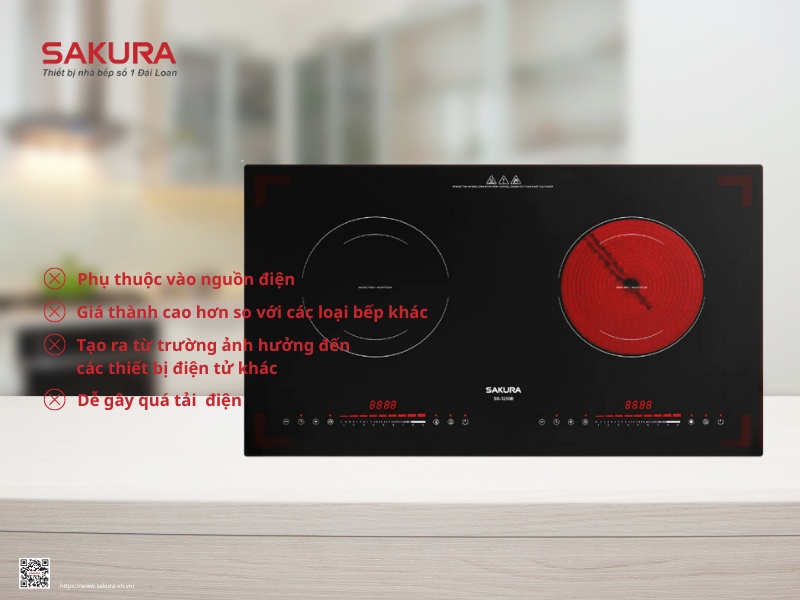 Các nhược điểm của bếp điện từ