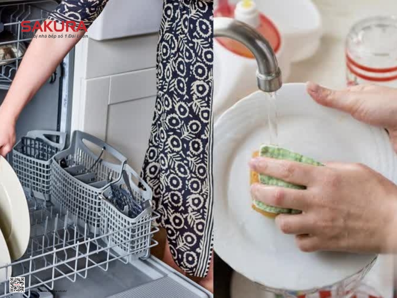 Máy rửa chén giúp tiết kiệm nước tối đa