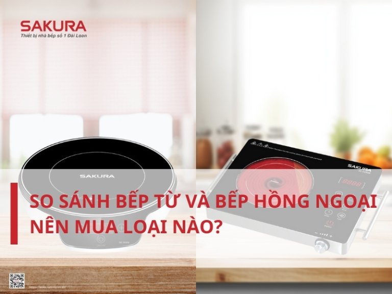 so sánh bếp từ và bếp hồng ngoại