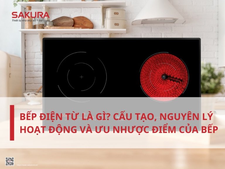 Bếp điện từ là gì? Cấu tạo, nguyên lý hoạt động và ưu nhược điểm