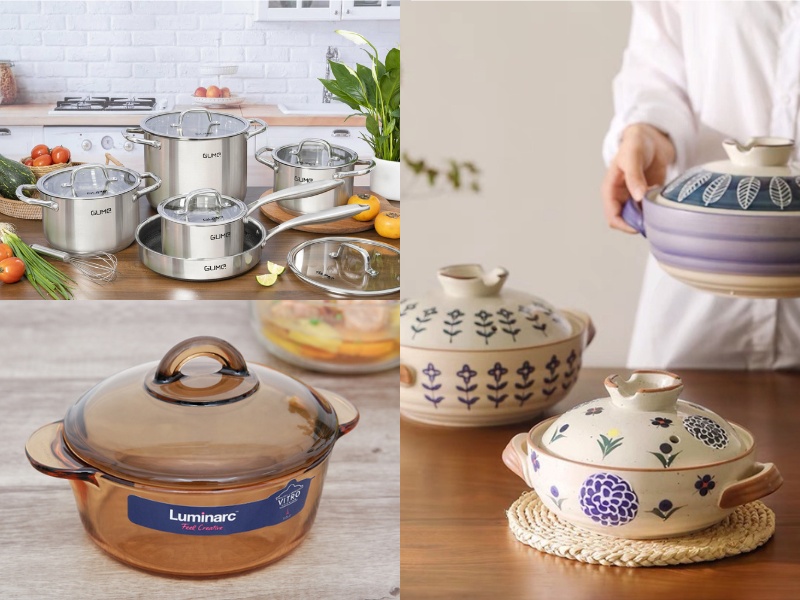 Các loại nồi đạt tiêu chuẩn cho bếp hồng ngoại
