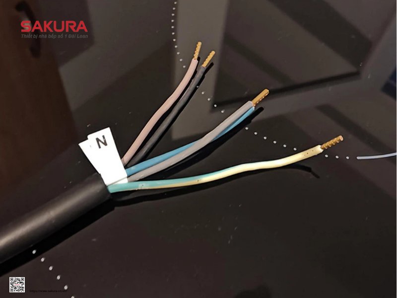 Đấu dây điện bếp từ 5 dây