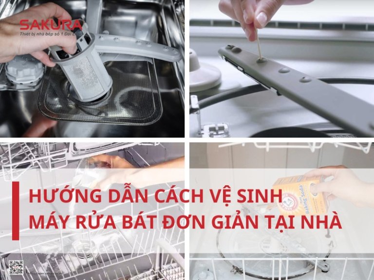 Hướng dẫn cách vệ sinh máy rửa bát đơn giản tại nhà