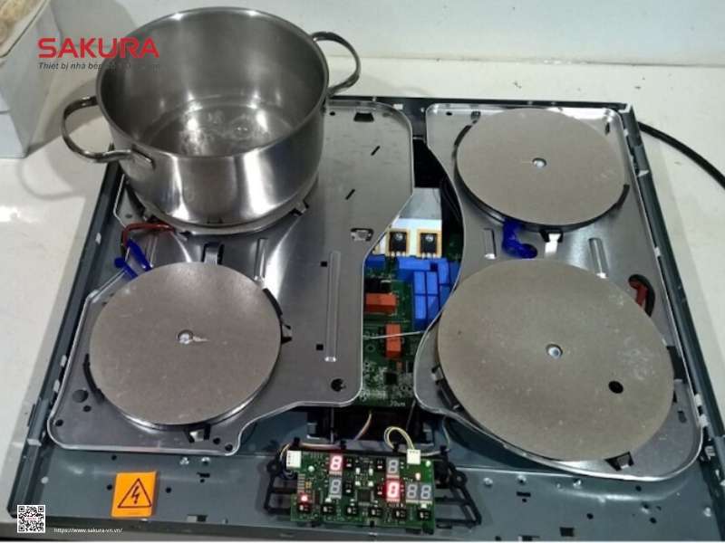 IC của bếp hồng ngoại bị hỏng