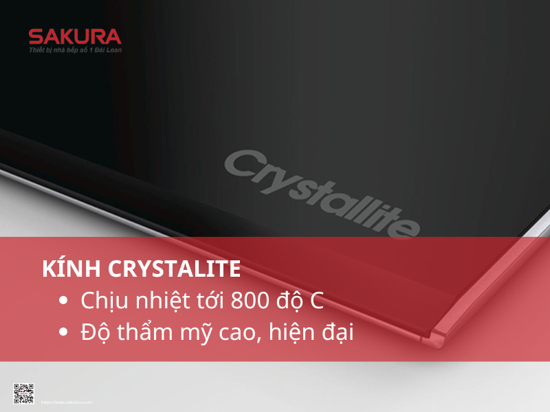 Đặc điểm của kính Crystalite trên bếp hồng ngoại