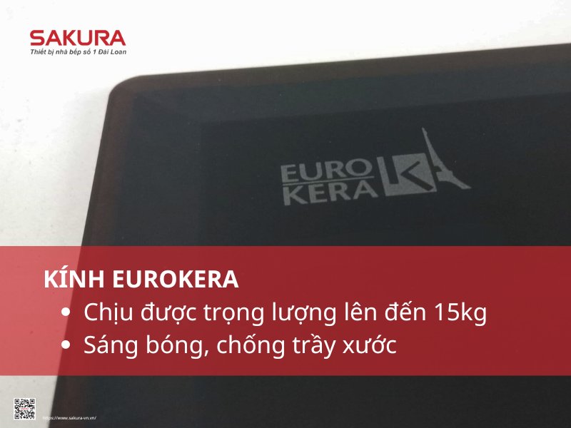 Đặc điểm của mặt kính Eurokera trên bếp hồng ngoại
