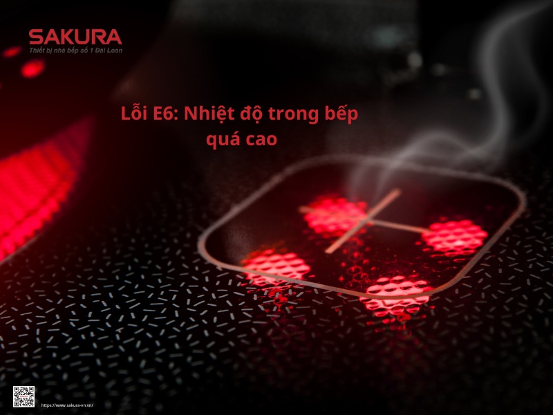 lỗi e6 bếp hồng ngoại
