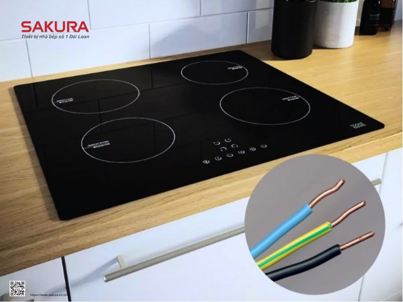 Lựa chọn dây điện có tiết diện phù hợp với từng loại bếp