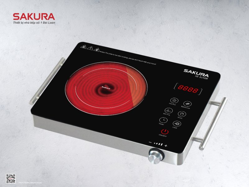 Sakura Vietnam là một trong những thương hiệu bếp hồng ngoại uy tín
