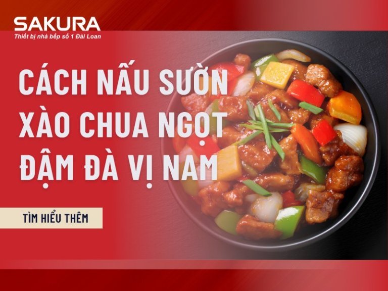 Cach Nau Suon Xao Chua Ngot Dam Da Chuan Vi Mien Nam