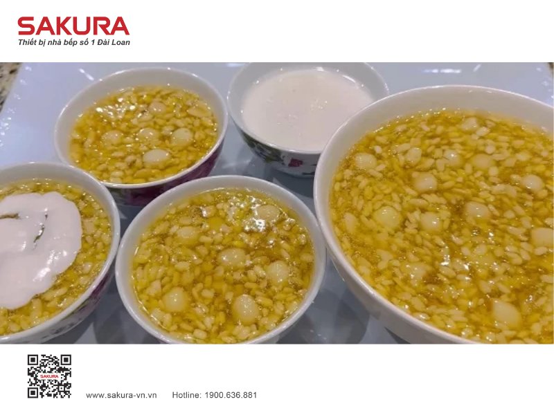 An Che Dau Xanh Hat Sen Voi Nuoc Cot Dua