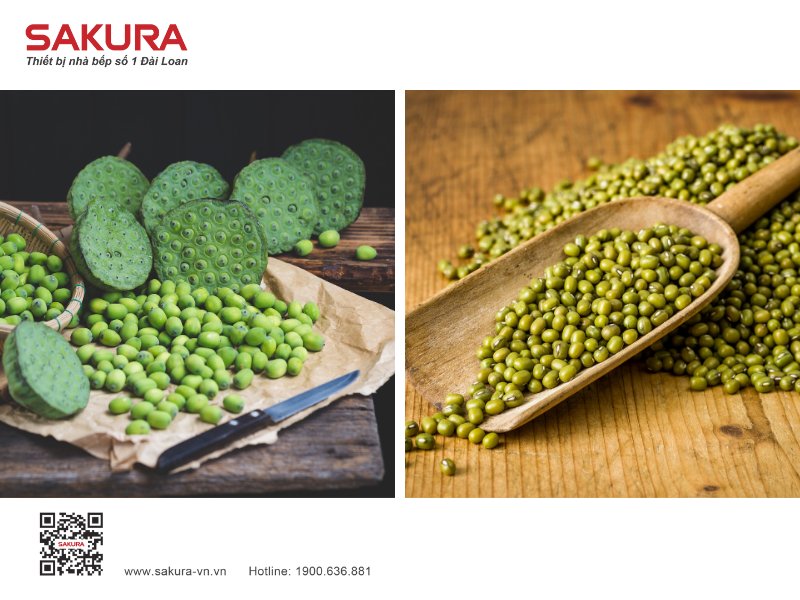 Chat Dinh Duong Cua Hat Sen Va Dau Xanh