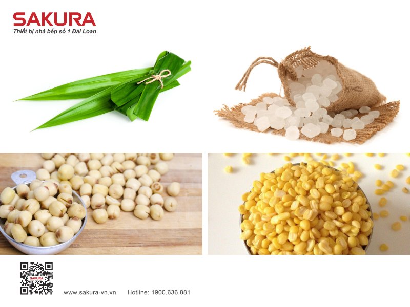 Chuan Bi Day Du Nguyen Lieu Nau Che Dau Xanh Hat Sen