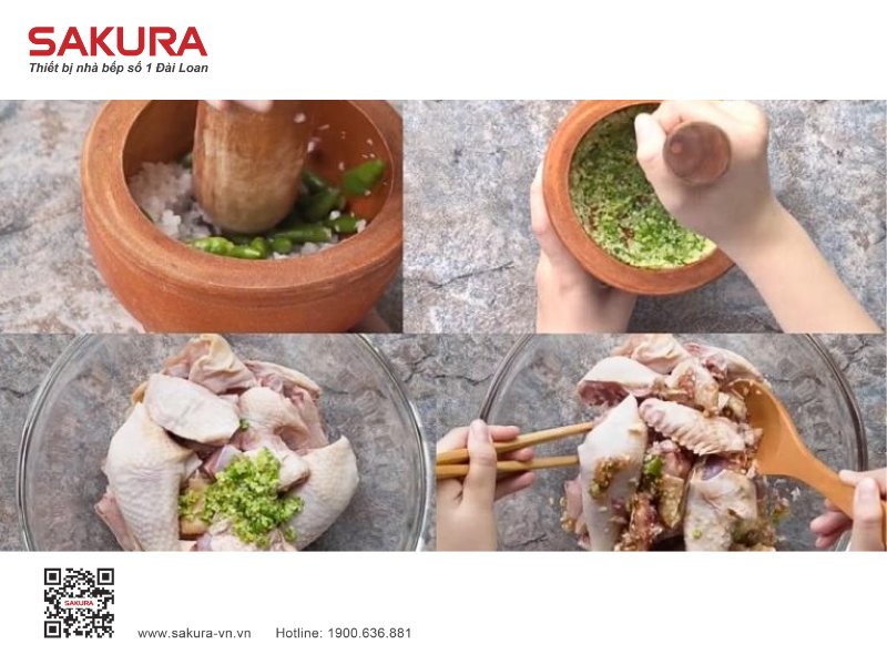 Uop Thit Ga Voi Gia Vi