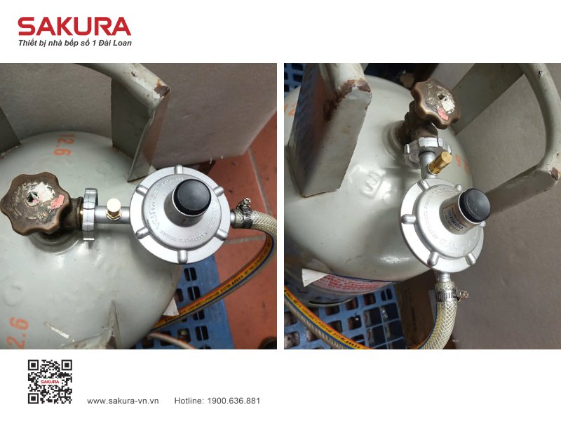 Lap Van Gas Sakura Vao Binh Gas