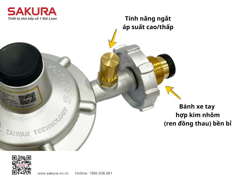 Van Sakura Ngat Gas Tu Dong Khi Co Su Co