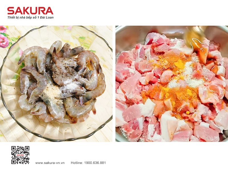 Uop Tom Thit Nau Mi Quang