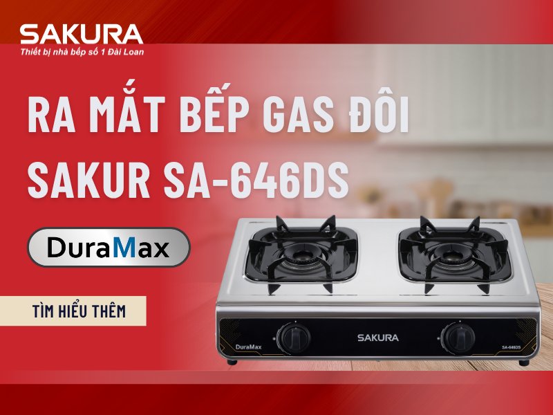 Ra Mat Bep Gas Sakura Sa 646ds