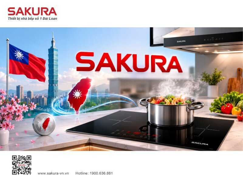 Bep Tu Sakura Cua Thuong Hieu Dai Loan